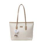 Women's large-capacity shoulder and tote bag for spring and summer, stylish commuter handbag